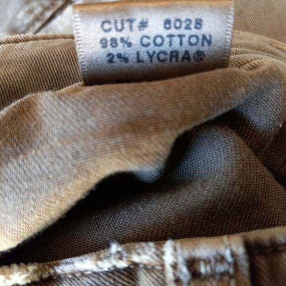 J Brand 1229K Houlihan Skinny Cargo Pant Size 25 Ankle Zippers Light Brown Khaki - Picture 5 of 10